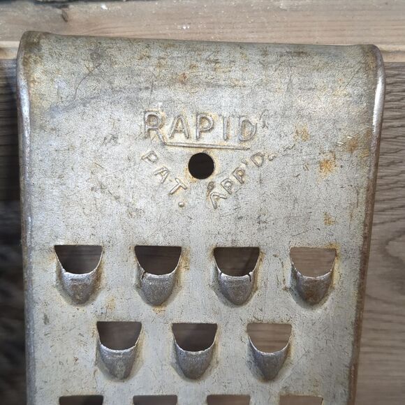 Vintage Metal Graters with Rustic Charm - Picture 3 of 6